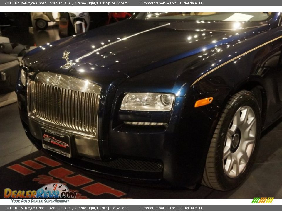 2013 Rolls-Royce Ghost Arabian Blue / Creme Light/Dark Spice Accent Photo #22