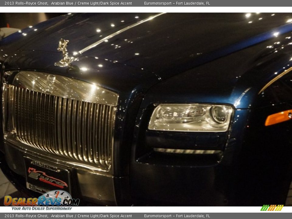 2013 Rolls-Royce Ghost Arabian Blue / Creme Light/Dark Spice Accent Photo #23