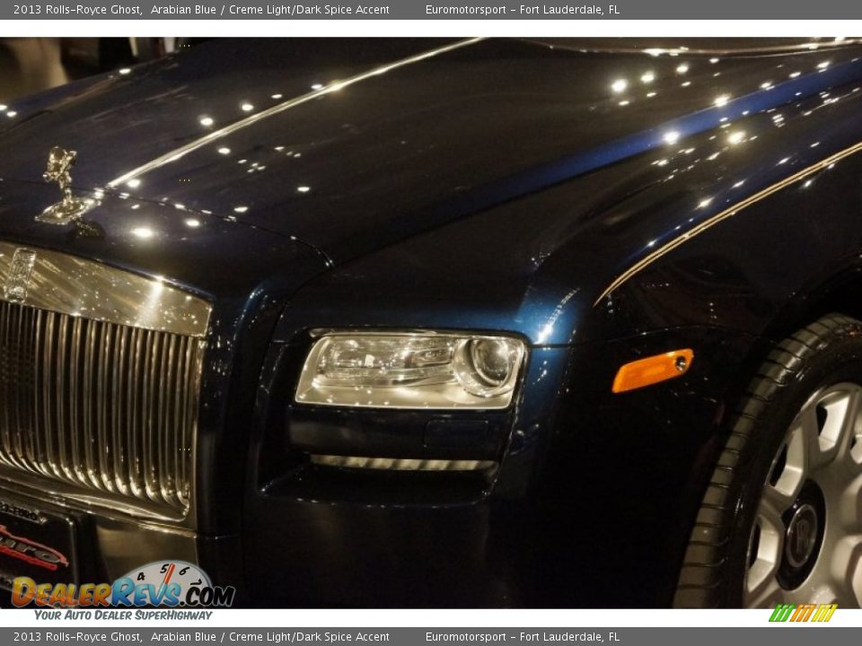 2013 Rolls-Royce Ghost Arabian Blue / Creme Light/Dark Spice Accent Photo #24
