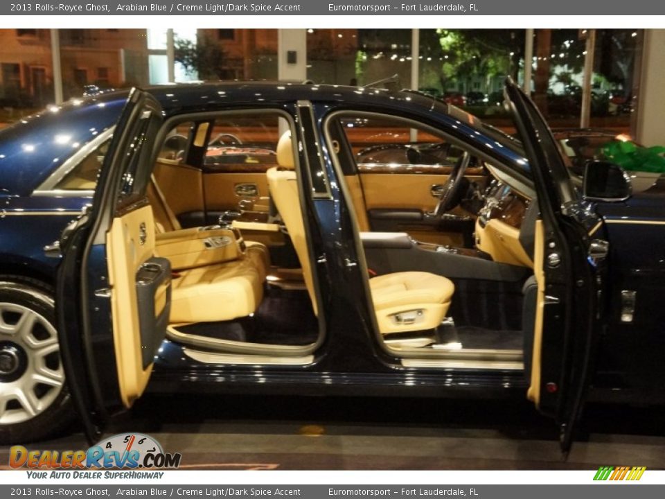 2013 Rolls-Royce Ghost Arabian Blue / Creme Light/Dark Spice Accent Photo #26