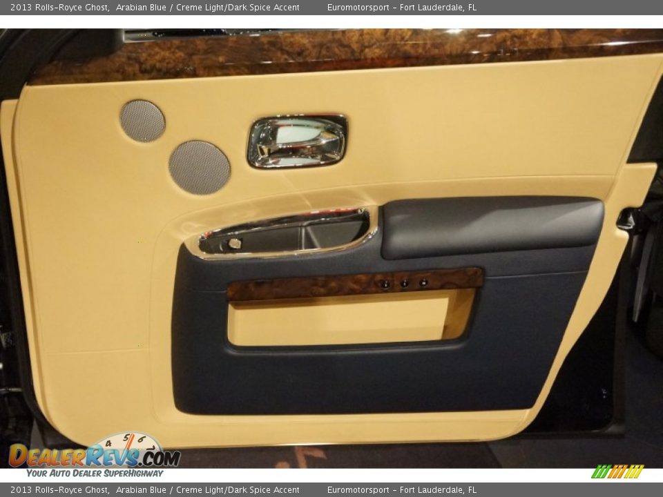 2013 Rolls-Royce Ghost Arabian Blue / Creme Light/Dark Spice Accent Photo #27