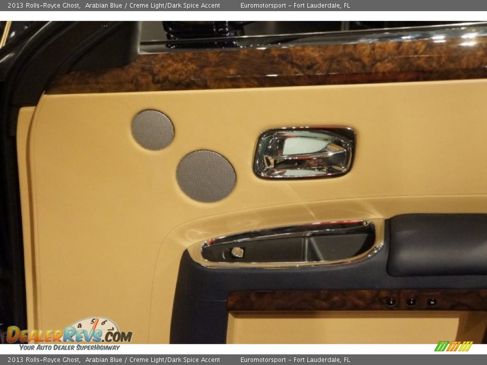 2013 Rolls-Royce Ghost Arabian Blue / Creme Light/Dark Spice Accent Photo #28