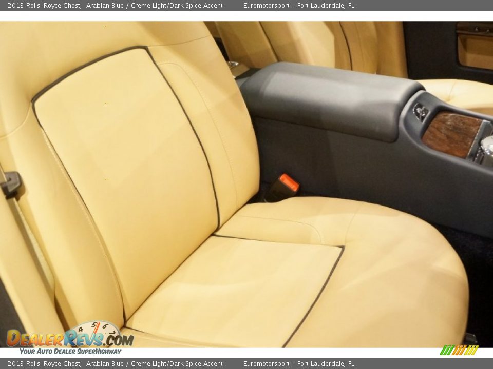 2013 Rolls-Royce Ghost Arabian Blue / Creme Light/Dark Spice Accent Photo #34