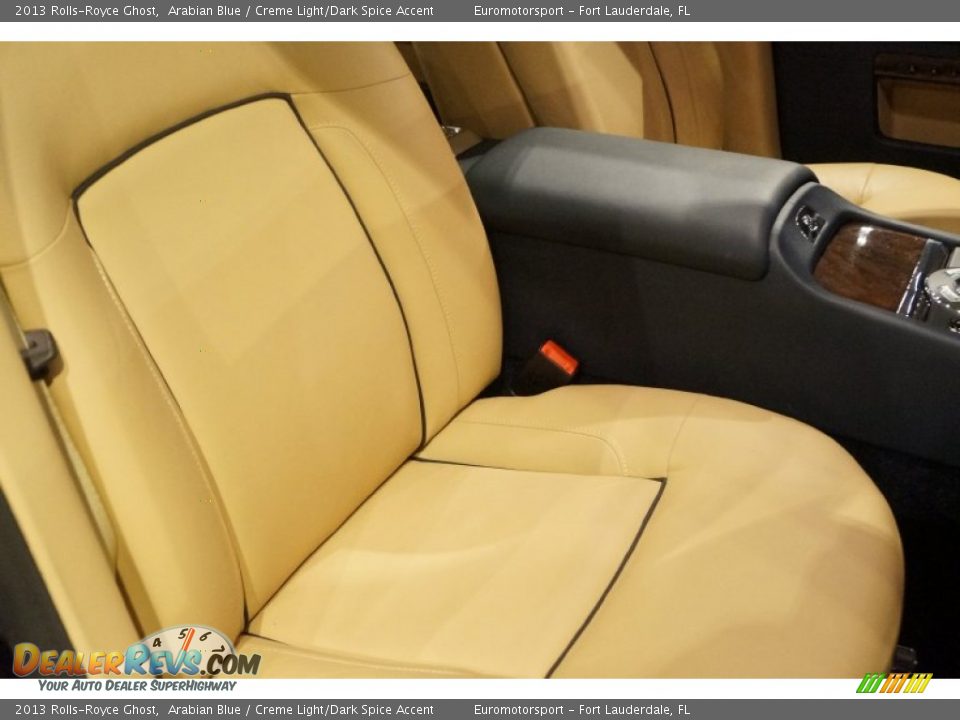 2013 Rolls-Royce Ghost Arabian Blue / Creme Light/Dark Spice Accent Photo #35