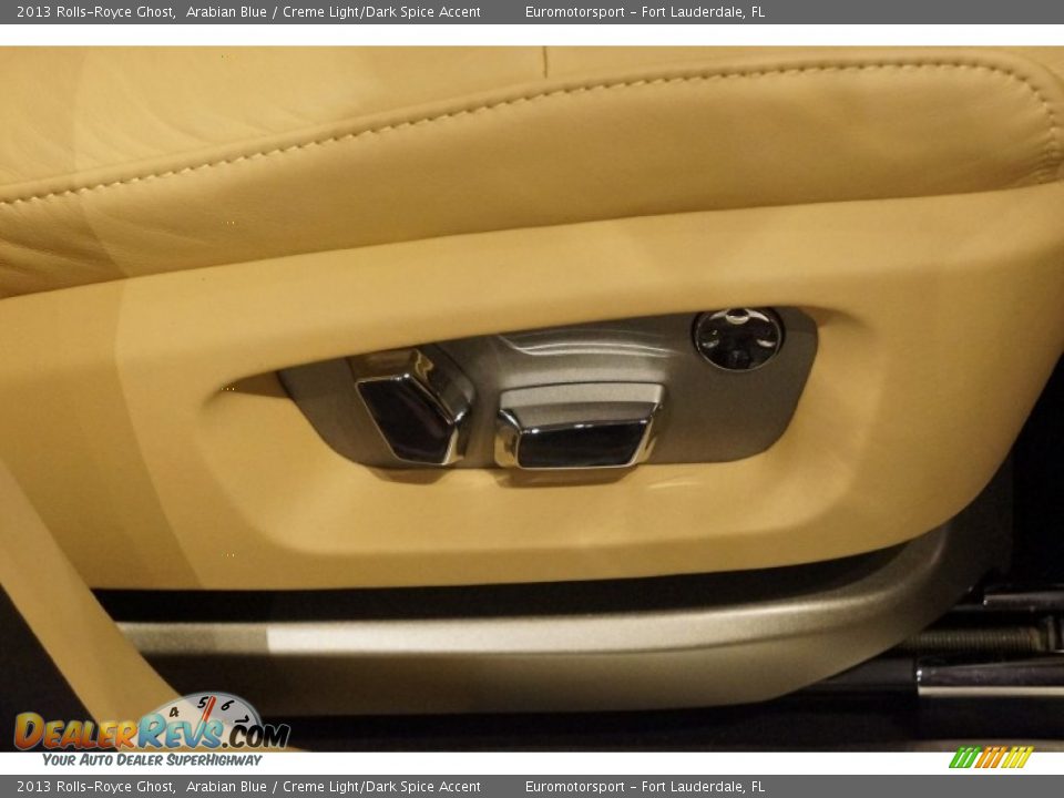 2013 Rolls-Royce Ghost Arabian Blue / Creme Light/Dark Spice Accent Photo #36