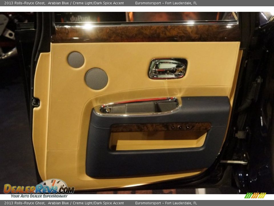 2013 Rolls-Royce Ghost Arabian Blue / Creme Light/Dark Spice Accent Photo #37