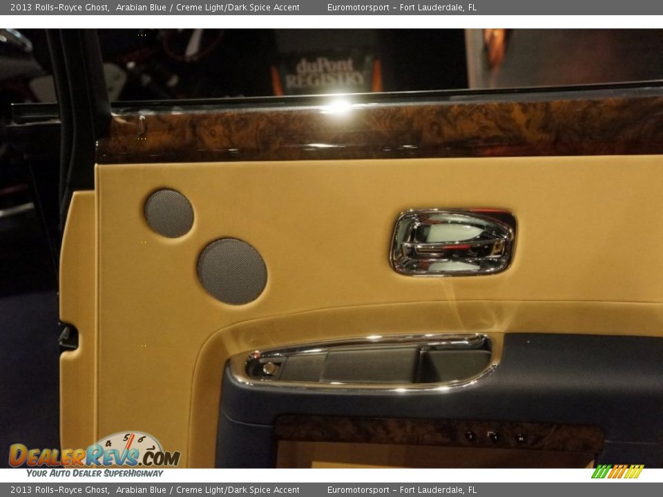2013 Rolls-Royce Ghost Arabian Blue / Creme Light/Dark Spice Accent Photo #38