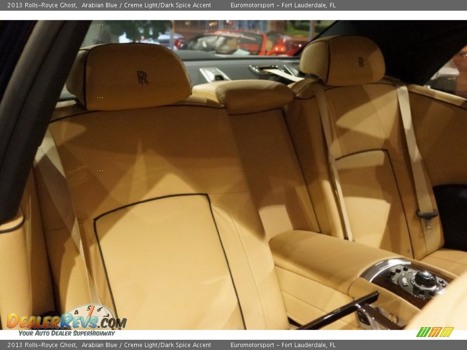 2013 Rolls-Royce Ghost Arabian Blue / Creme Light/Dark Spice Accent Photo #39