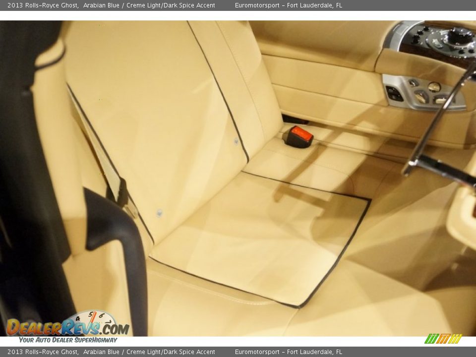 2013 Rolls-Royce Ghost Arabian Blue / Creme Light/Dark Spice Accent Photo #40