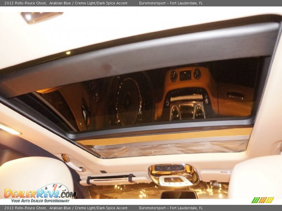 2013 Rolls-Royce Ghost Arabian Blue / Creme Light/Dark Spice Accent Photo #41