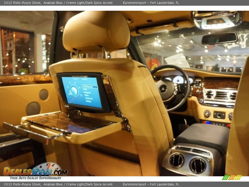2013 Rolls-Royce Ghost Arabian Blue / Creme Light/Dark Spice Accent Photo #42