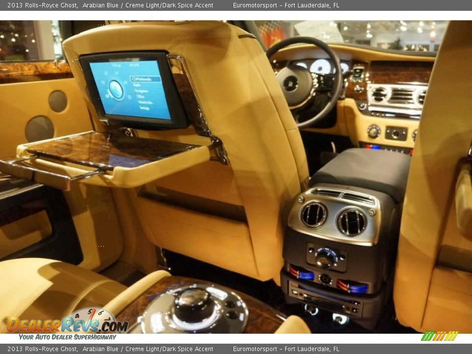 2013 Rolls-Royce Ghost Arabian Blue / Creme Light/Dark Spice Accent Photo #43