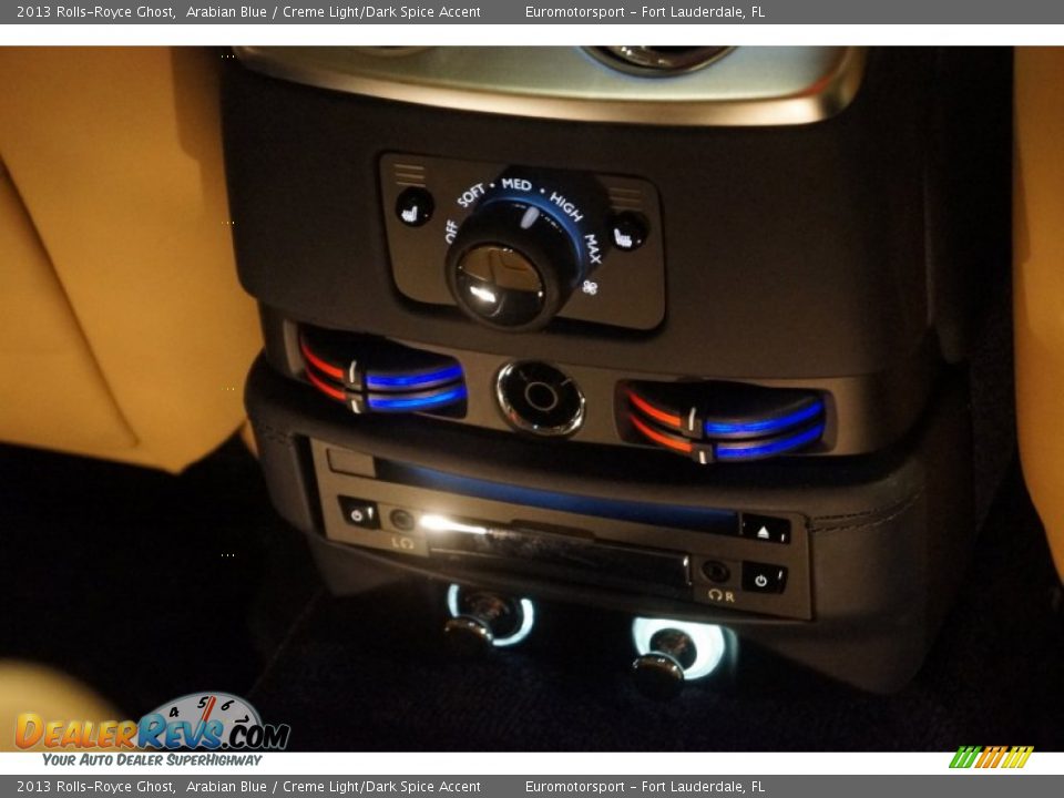 2013 Rolls-Royce Ghost Arabian Blue / Creme Light/Dark Spice Accent Photo #45