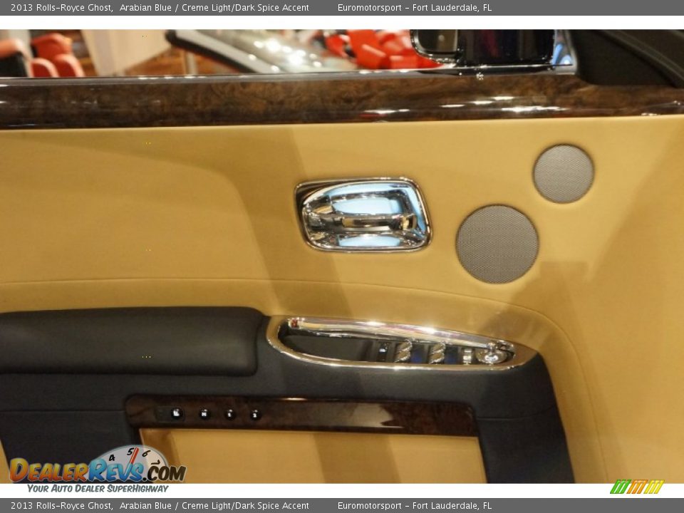 2013 Rolls-Royce Ghost Arabian Blue / Creme Light/Dark Spice Accent Photo #49