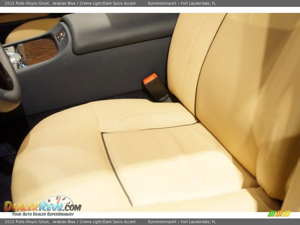 2013 Rolls-Royce Ghost Arabian Blue / Creme Light/Dark Spice Accent Photo #53