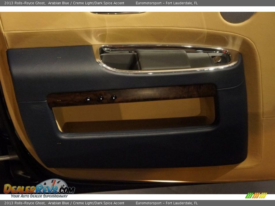 2013 Rolls-Royce Ghost Arabian Blue / Creme Light/Dark Spice Accent Photo #58