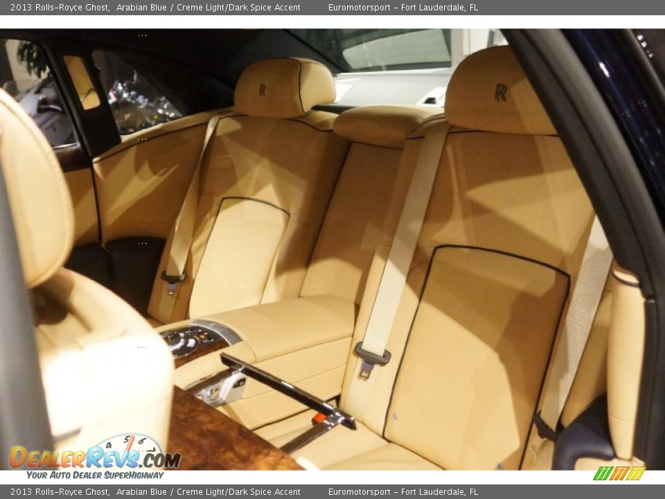 2013 Rolls-Royce Ghost Arabian Blue / Creme Light/Dark Spice Accent Photo #59