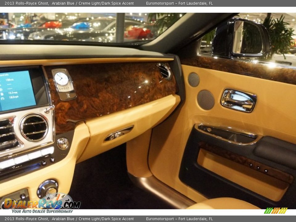 2013 Rolls-Royce Ghost Arabian Blue / Creme Light/Dark Spice Accent Photo #69