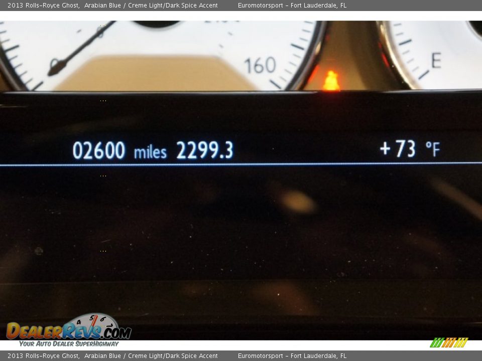 2013 Rolls-Royce Ghost Arabian Blue / Creme Light/Dark Spice Accent Photo #71