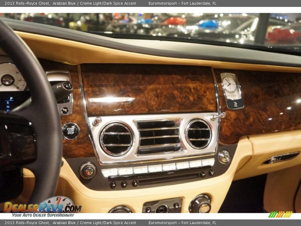 2013 Rolls-Royce Ghost Arabian Blue / Creme Light/Dark Spice Accent Photo #73