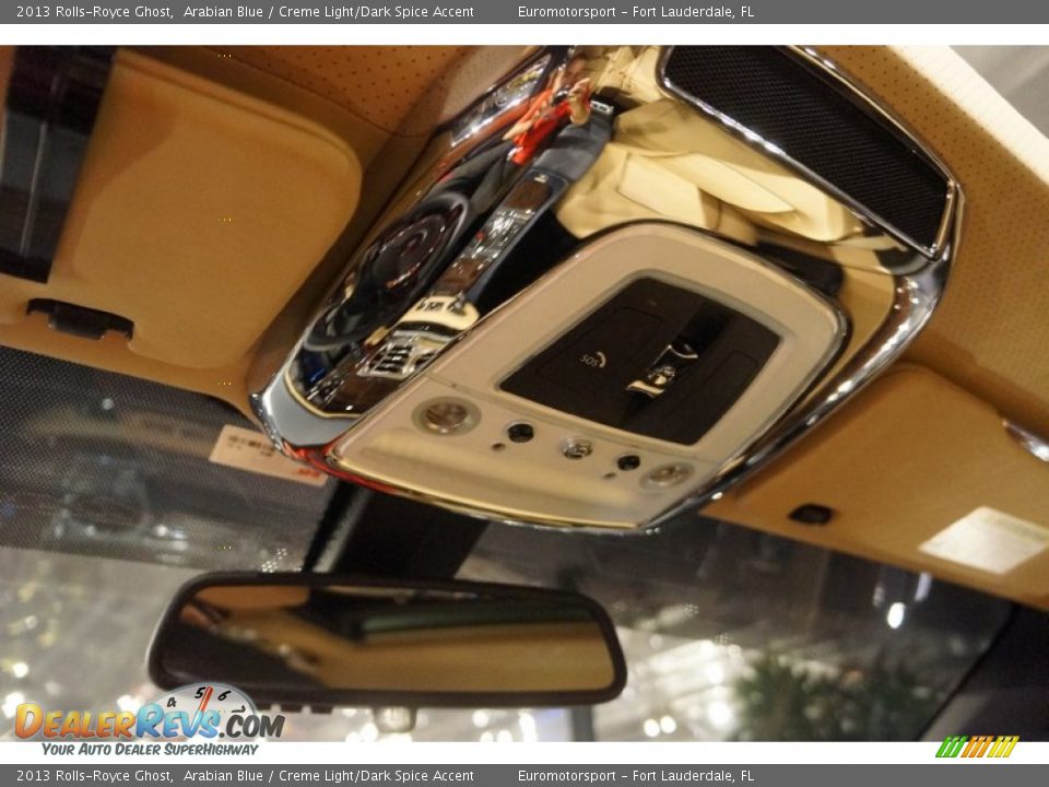 2013 Rolls-Royce Ghost Arabian Blue / Creme Light/Dark Spice Accent Photo #74