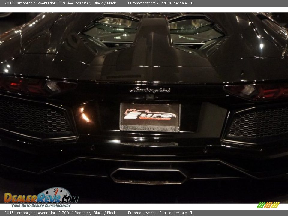 2015 Lamborghini Aventador LP 700-4 Roadster Black / Black Photo #19