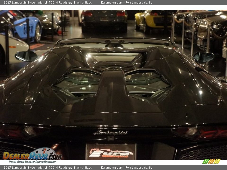 2015 Lamborghini Aventador LP 700-4 Roadster Black / Black Photo #20