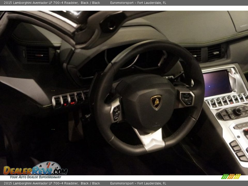 2015 Lamborghini Aventador LP 700-4 Roadster Steering Wheel Photo #24