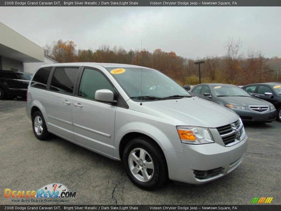 2008 Dodge Grand Caravan SXT Bright Silver Metallic / Dark Slate/Light Shale Photo #1
