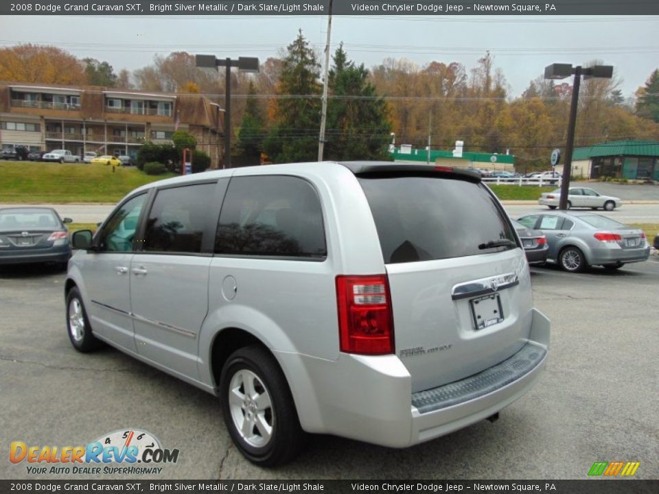 2008 Dodge Grand Caravan SXT Bright Silver Metallic / Dark Slate/Light Shale Photo #5