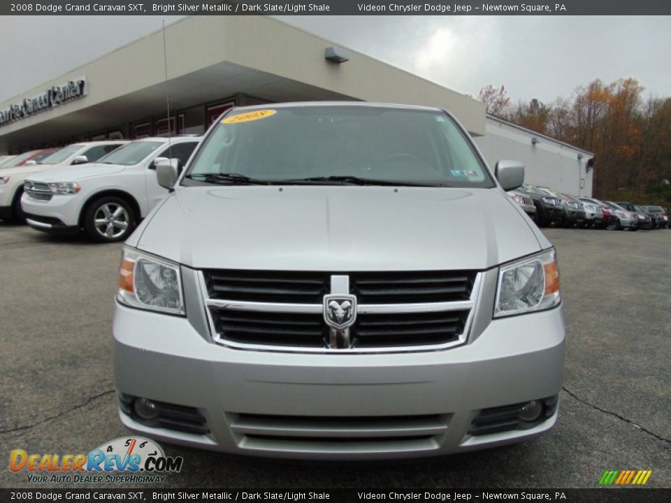 2008 Dodge Grand Caravan SXT Bright Silver Metallic / Dark Slate/Light Shale Photo #8