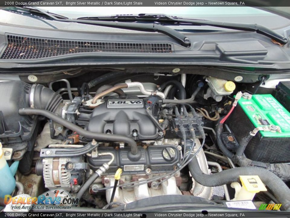 2008 Dodge Grand Caravan SXT Bright Silver Metallic / Dark Slate/Light Shale Photo #11