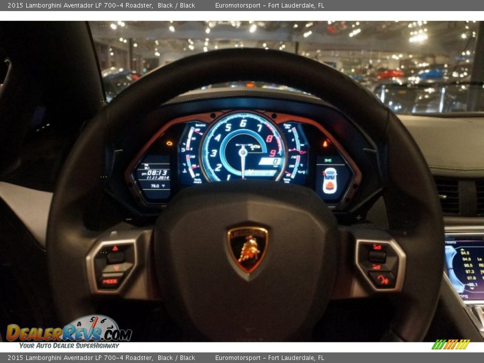 2015 Lamborghini Aventador LP 700-4 Roadster Steering Wheel Photo #37
