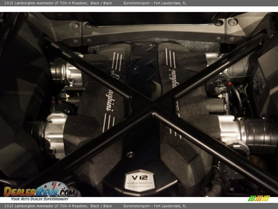2015 Lamborghini Aventador LP 700-4 Roadster 6.5 Liter DOHC 48-Valve VVT V12 Engine Photo #51