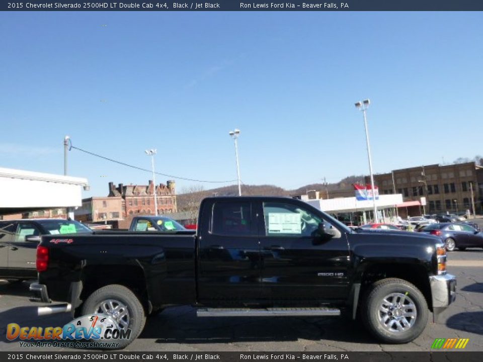 2015 Chevrolet Silverado 2500HD LT Double Cab 4x4 Black / Jet Black Photo #1