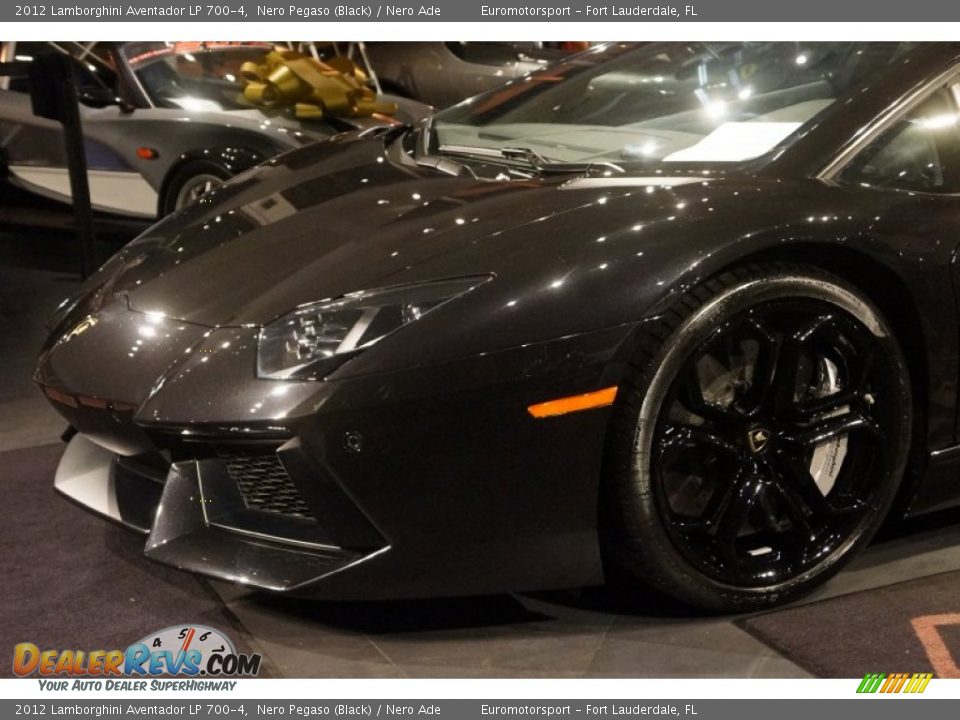2012 Lamborghini Aventador LP 700-4 Nero Pegaso (Black) / Nero Ade Photo #9