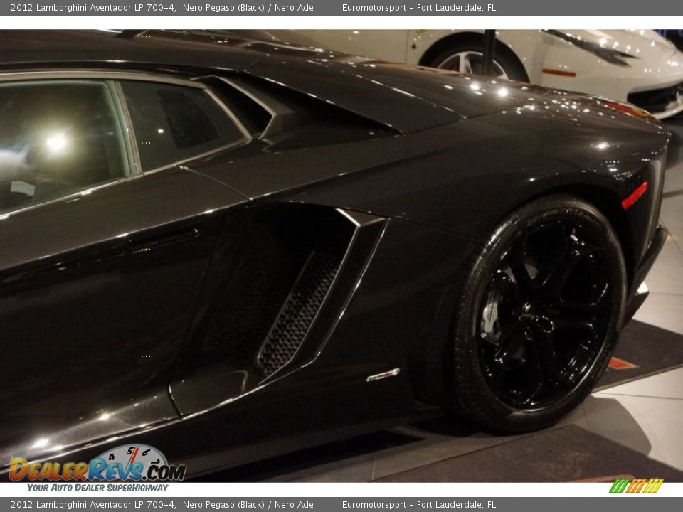 2012 Lamborghini Aventador LP 700-4 Nero Pegaso (Black) / Nero Ade Photo #11