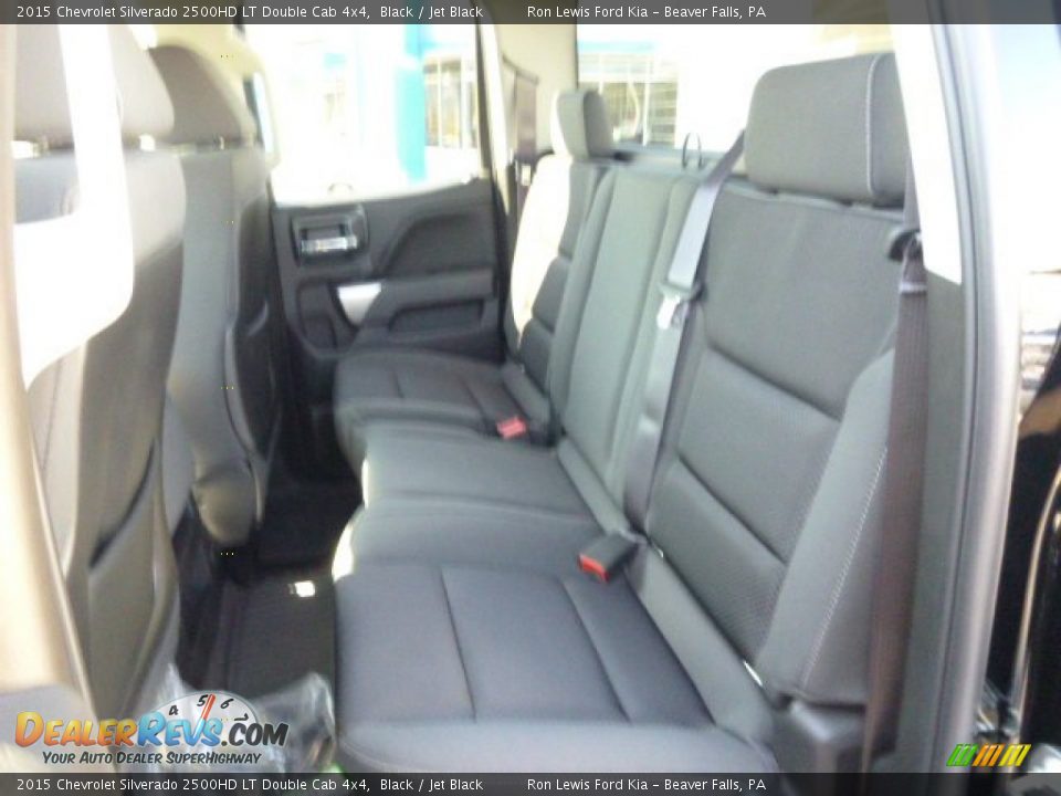 2015 Chevrolet Silverado 2500HD LT Double Cab 4x4 Black / Jet Black Photo #11