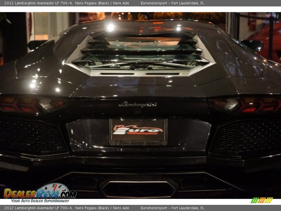 2012 Lamborghini Aventador LP 700-4 Nero Pegaso (Black) / Nero Ade Photo #16