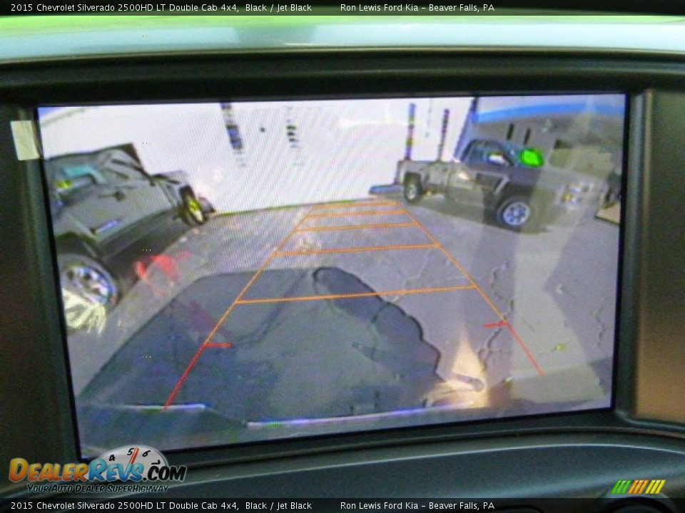 2015 Chevrolet Silverado 2500HD LT Double Cab 4x4 Black / Jet Black Photo #17