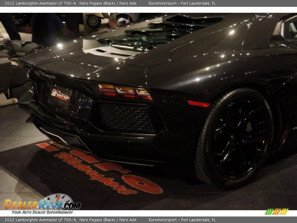 2012 Lamborghini Aventador LP 700-4 Nero Pegaso (Black) / Nero Ade Photo #18