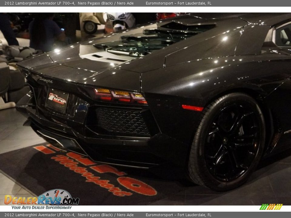 2012 Lamborghini Aventador LP 700-4 Nero Pegaso (Black) / Nero Ade Photo #19