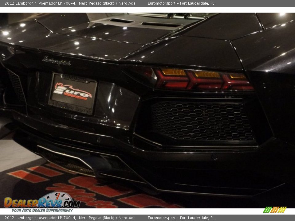 2012 Lamborghini Aventador LP 700-4 Nero Pegaso (Black) / Nero Ade Photo #20