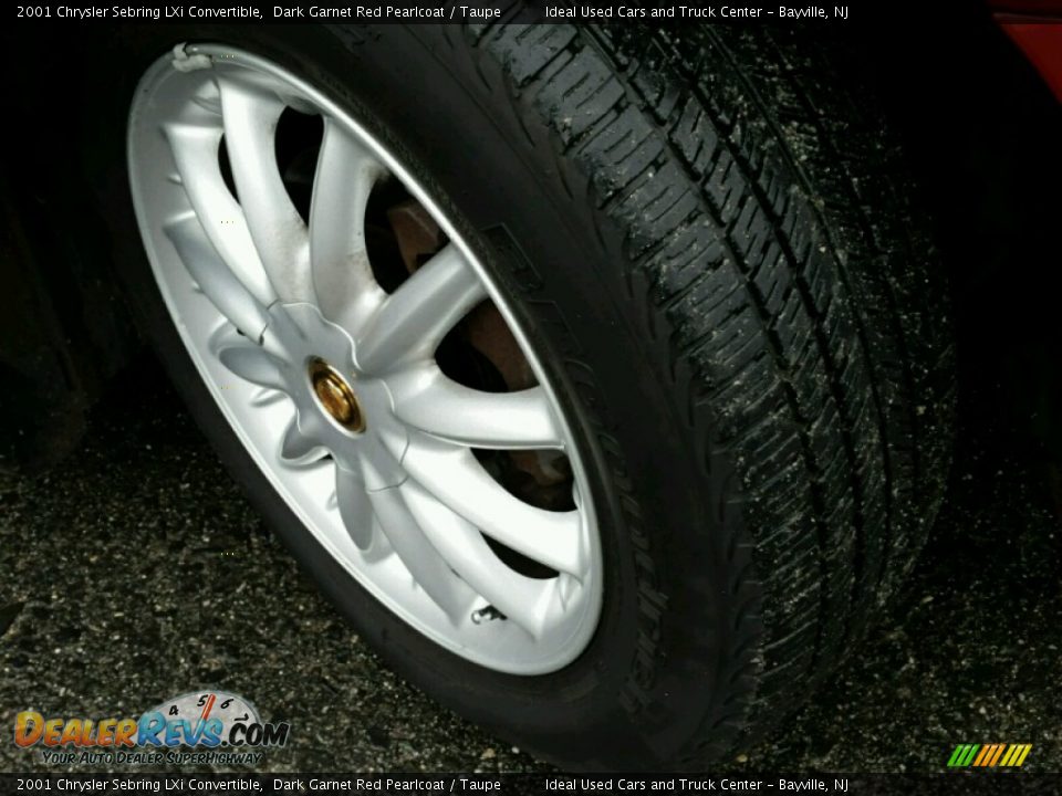 2001 Chrysler Sebring LXi Convertible Dark Garnet Red Pearlcoat / Taupe Photo #2