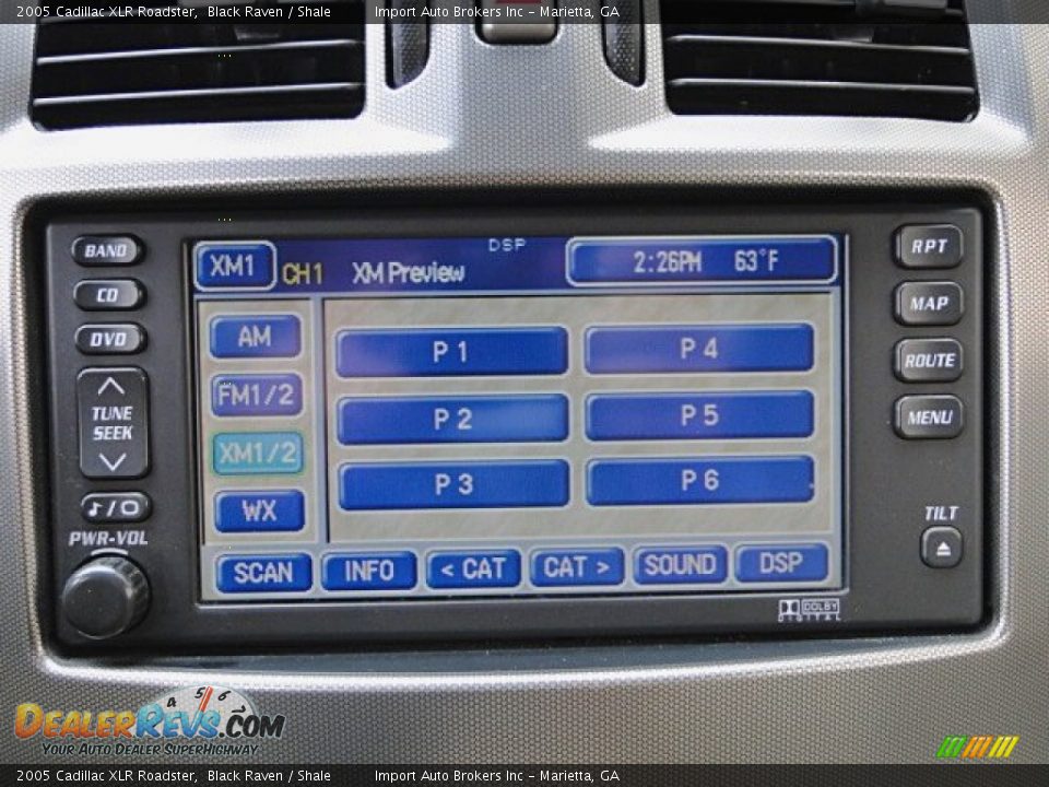 2005 Cadillac XLR Roadster Black Raven / Shale Photo #12