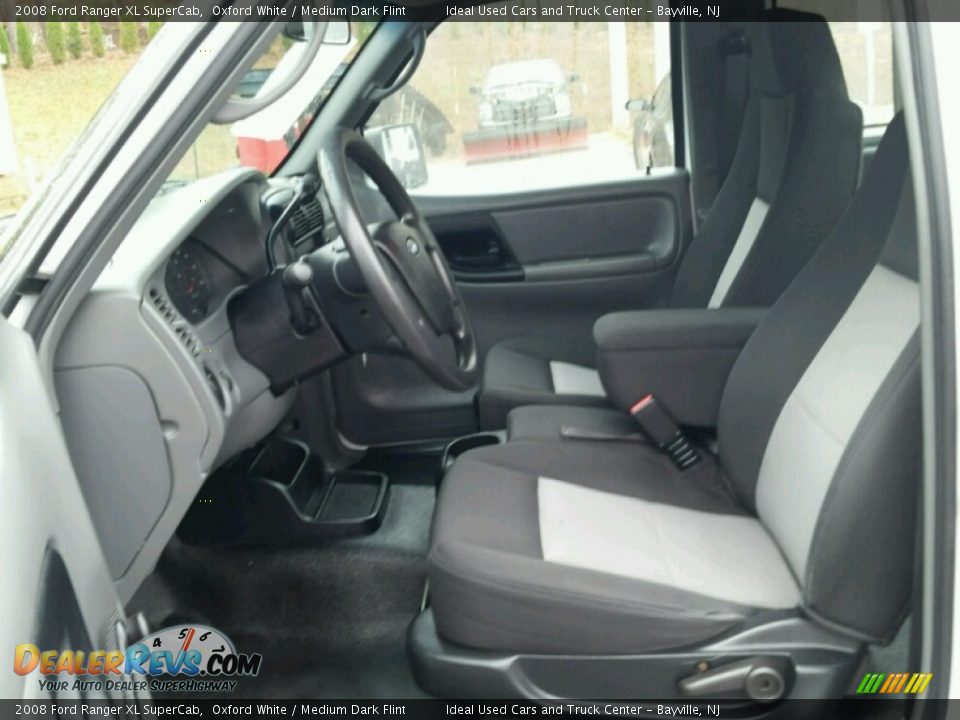2008 Ford Ranger XL SuperCab Oxford White / Medium Dark Flint Photo #24