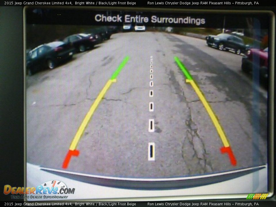 2015 Jeep Grand Cherokee Limited 4x4 Bright White / Black/Light Frost Beige Photo #18