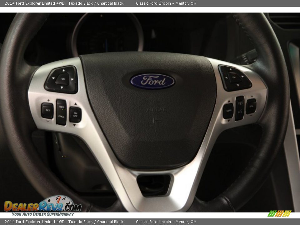 2014 Ford Explorer Limited 4WD Tuxedo Black / Charcoal Black Photo #8