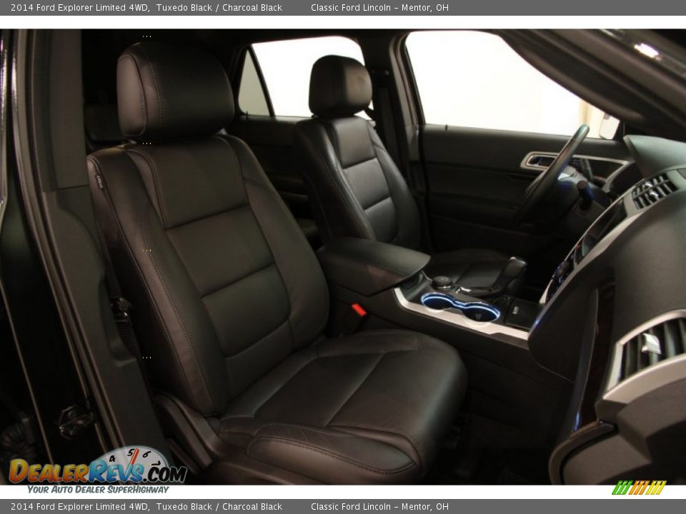 2014 Ford Explorer Limited 4WD Tuxedo Black / Charcoal Black Photo #19