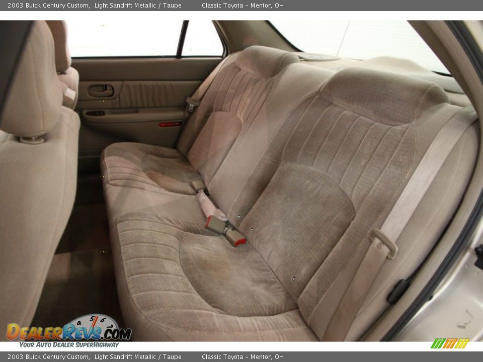 2003 Buick Century Custom Light Sandrift Metallic / Taupe Photo #13